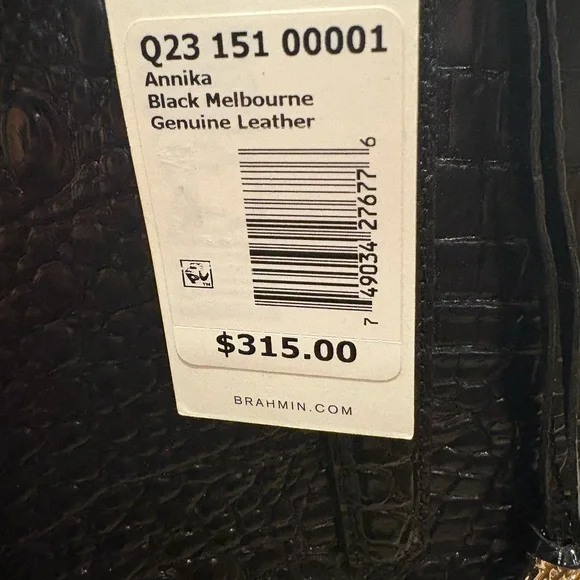 Brahmin Annika black tote, NWT - Picture 2 of 9